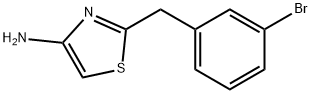 2-(3-BROMO-BENZYL)-THIAZOL-4-YLAMINE|2-(3-溴苄基)4-氨基噻唑