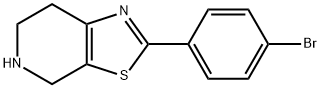 2-(4-BROMO-PHENYL)-4,5,6,7-TETRAHYDRO-THIAZOLO[5,4-C]PYRIDINE Struktur