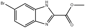 6-BROMO-1H-BENZOIMIDAZOLE-2-CARBOXYLIC ACID METHYL ESTER Structure