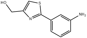 [2-(3-氨基苯基)-噻唑-4-基]甲醇, 885280-39-7, 结构式