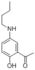 2-乙酰基-4-丁氨基苯酚, 885280-46-6, 结构式