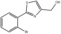 (2-(2-溴苯基)噻唑-4-基)甲醇, 885280-50-2, 结构式