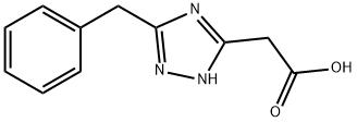 (5-BENZYL-4H-[1,2,4]TRIAZOL-3-YL)-ACETIC ACID Structure
