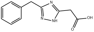 (5-BENZYL-4H-[1,2,4]TRIAZOL-3-YL)-ACETIC ACID 结构式