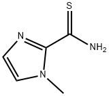 1-METHYL-1H-IMIDAZOLE-2-CARBOTHIOIC ACID AMIDE Structure