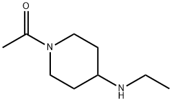 1-(4-(ethylamino)piperidin-1-yl)ethanone 化学構造式