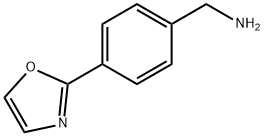 4-(2-恶唑基)苄胺 结构式