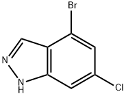 4-BROMO-6-CHLORO-1H-INDAZOLE Structure