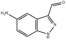 5-AMino-1H-indazole-3-carbaldehyde 化学構造式