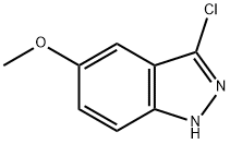 3-CHLORO-5-METHOXY-1H-INDAZOLE,885519-28-8,结构式