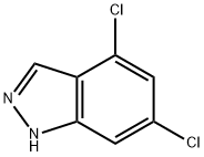 1H-Indazole, 4,6-dichloro- Struktur