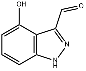 4-羟基吲唑-3-甲醛, 885519-84-6, 结构式