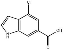 1H-Indole-6-carboxylic acid, 4-chloro-