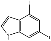 1H-Indole, 4,6-diiodo-,885520-37-6,结构式