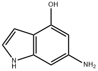6-氨基-1H-吲哚-4-醇 结构式