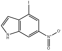 4-碘-6-硝基-吲哚, 885520-54-7, 结构式