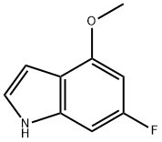 1H-Indole, 6-fluoro-4-Methoxy- Struktur