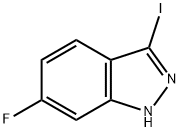 6-FLUORO-3-IODO (1H)INDAZOLE Struktur