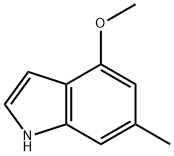 1H-Indole, 4-Methoxy-6-Methyl- Struktur