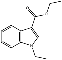 1H-INDOLE-3-CARBOXYLIC ACID, 1-ETHYL-, ETHYL ESTER 化学構造式