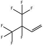 3,4,4,4-テトラフルオロ-3-(トリフルオロメチル)ブト-1-エン 化学構造式