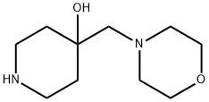 4-MORPHOLIN-4-YLMETHYL-PIPERIDIN-4-OL Structure