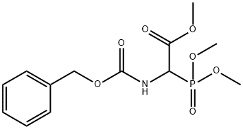 (±)苄基氧基羰基-a-膦酰甘氨酸三甲酯,88568-95-0,结构式