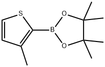 3-甲基噻吩-2-硼酸酯,885692-91-1,结构式