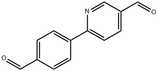 6-(4-醛基苯基)吡啶-3-甲醛 结构式