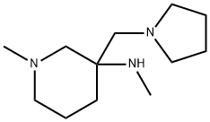 METHYL-(1-METHYL-3-PYRROLIDIN-1-YLMETHYL-PIPERIDIN-3-YL)-AMINE
 化学構造式