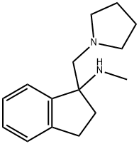 METHYL-(1-PYRROLIDIN-1-YLMETHYL-INDAN-1-YL)-AMINE
|N-甲基-1-(吡咯烷基-1-基甲基)-2,3-二氢-1H-茚满-1-胺