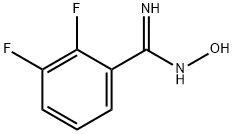 2,3-ジフルオロベンズアミドオキシム 化学構造式