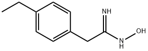 2-(4-ETHYL-PHENYL)-N-HYDROXY-ACETAMIDINE Structure