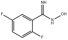 2,5-DIFLUORO-N-HYDROXY-BENZAMIDINE Struktur