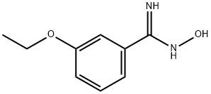 3-エトキシ-N'-ヒドロキシベンゼンカルボキシイミドアミド 化学構造式