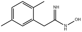 2-(2,5-DIMETHYL-PHENYL)-N-HYDROXY-ACETAMIDINE 化学構造式