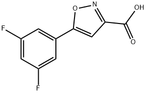 5-(3,5-DIFLUOROPHENYL)-ISOXAZOLE-3-CARBOXYLIC ACID Struktur