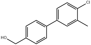 4-(4-Chloro-3-methylphenyl)benzyl alcohol 结构式