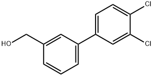 3-(3,4-Dichlorophenyl)benzyl alcohol Structure