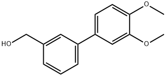 3-(2,4-Dimethoxyphenyl)benzyl alcohol 结构式