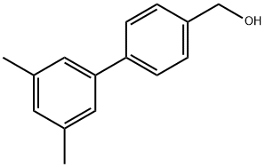(3',5'-二甲基-[1,1'-联苯]-4-基)甲醇,885963-96-2,结构式