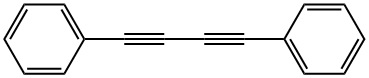 1,4-ジフェニルブタジイン 化学構造式