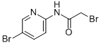 ACETAMIDE, 2-BROMO-N-(5-BROMO-2-PYRIDINYL)- Struktur