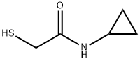 N-CYCLOPROPYL-2-MERCAPTOACETAMIDE,886047-44-5,结构式