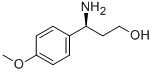 (S)-3-氨基-3-(4-甲氧基苯基)丙-1-醇,886061-27-4,结构式