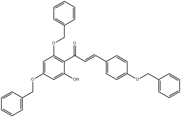 E-3-(4-BENZYLOXY)-1-(2.4-BISBENZYLOXY-6-HYDROXY)PHENYL)PROPENONE