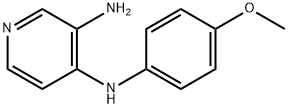 N4-(4-METHOXY-PHENYL)-PYRIDINE-3,4-DIAMINE Struktur