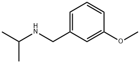 N-(3-甲氧基苄基)异丙基胺, 886194-19-0, 结构式