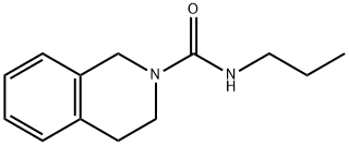 2-(N-PROPYLCARBAMOYL)-1,2,3,4-TETRAHYDROISOQUINOLINE,88630-43-7,结构式