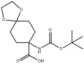 8-N-BOC-AMINO-1,4-DIOXA-SPIRO[4.5]DECANE-8-CARBOXYLIC ACID
